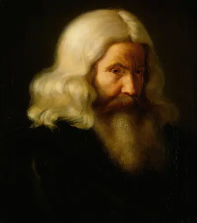 Study of an old Man av Adolph Tidemand