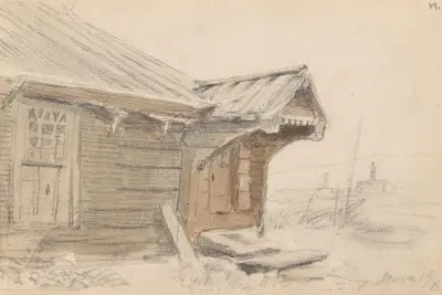 Stue, Mora av Adolph Tidemand