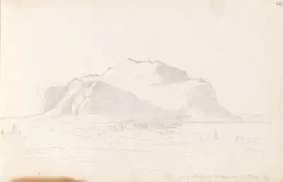 Utsikt mot Monte Pellegrino av Adolph Tidemand