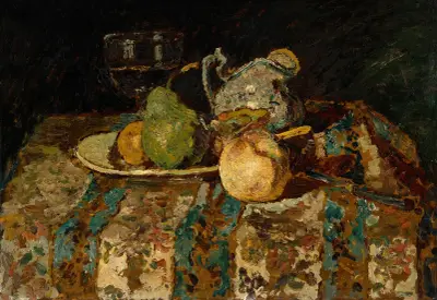 Grande Nature Morte au Pichet av Adolphe Monticelli