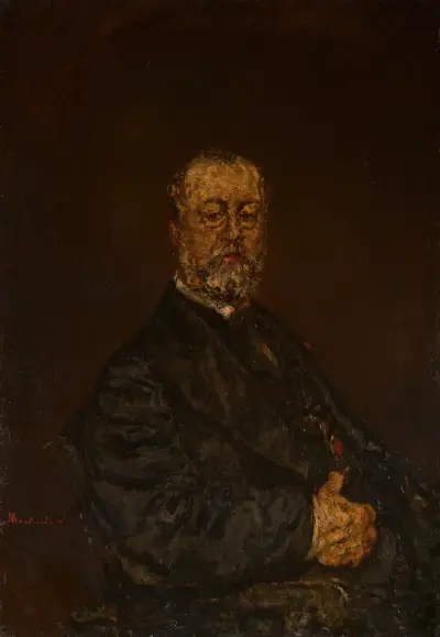 Portrait of Monsieur Rouland av Adolphe Monticelli