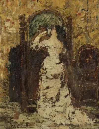 Preparing For The Soiree av Adolphe Monticelli