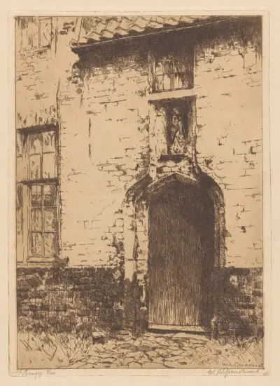 Brugge. av Willem Adrianus Grondhout