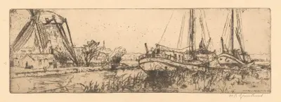 De Vliet av Willem Adrianus Grondhout