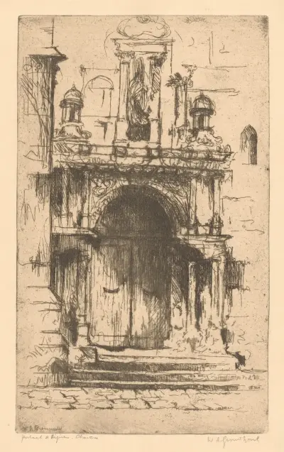 Église Saint-Aignan i Chartres av Willem Adrianus Grondhout