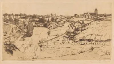 Habay-la-Neuve av Willem Adrianus Grondhout
