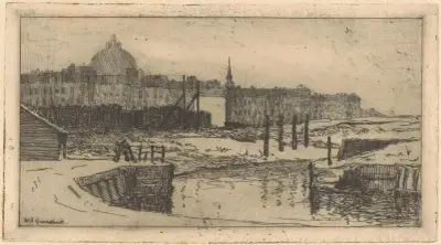Husbygge i Haag av Willem Adrianus Grondhout