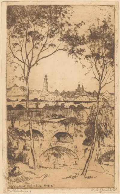 Rothenburg av Willem Adrianus Grondhout