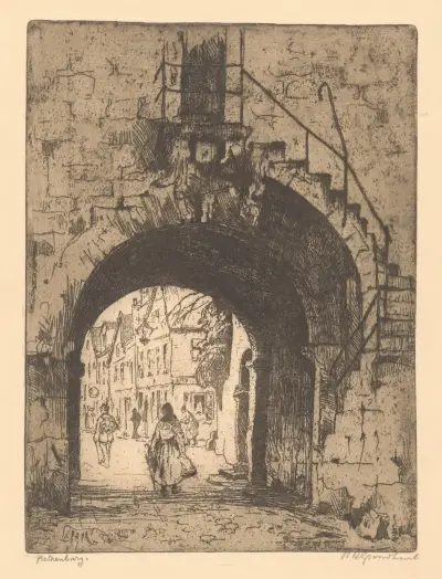 Rothenburg av Willem Adrianus Grondhout