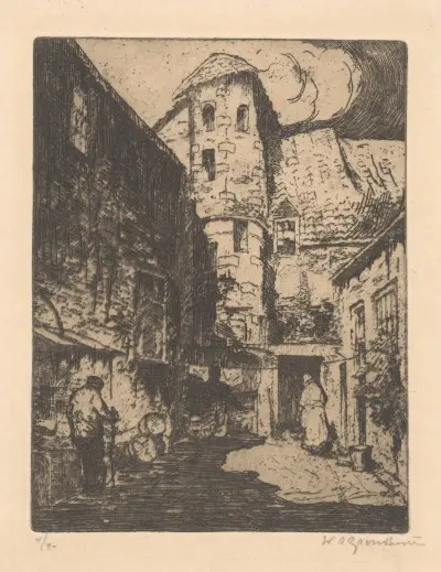 Gata i Deventer av Willem Adrianus Grondhout