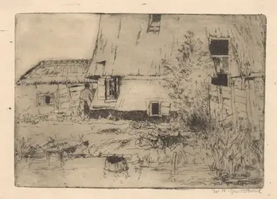 Kvarnfot i Voorburg av Willem Adrianus Grondhout