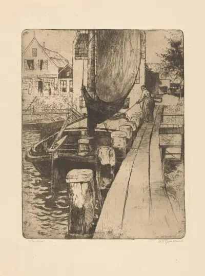 Volendam, 1888 – Nr. 5 von Willem Adrianus Grondhout