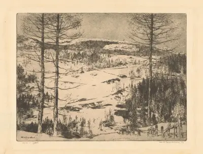 Vinter i Tyrolen av Willem Adrianus Grondhout
