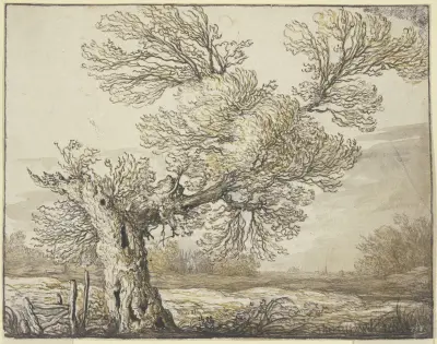 Landscape near Dordrecht – nr 1 av Aelbert Cuyp