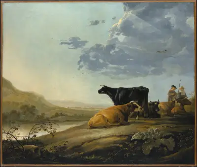 Young Herdsmen with Cows av Aelbert Cuyp