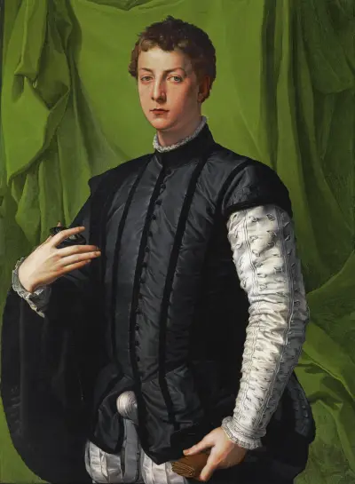 Portrait Of Lodovico Capponi av Agnolo Bronzino