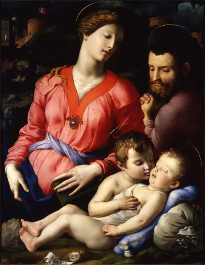 The Panciatichi Holy Family av Agnolo Bronzino