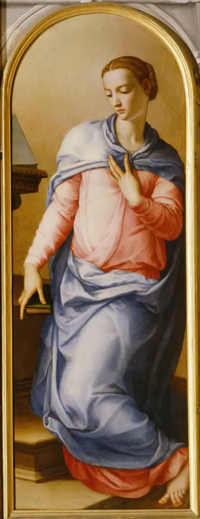 Virgin of the Annunciation av Agnolo Bronzino