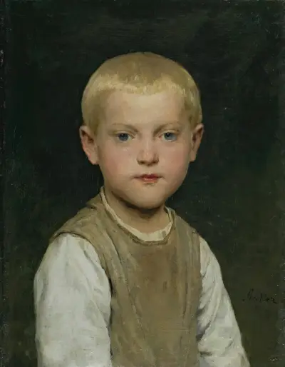 Knabenbildnis (Dr. Heiri) von Albert Anker