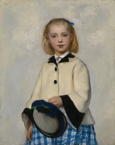 Die Tochter des Künstlers Louise von Albert Anker