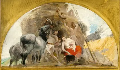 L'Eté, ou le milieu de la vie av Albert Besnard