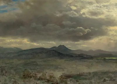 Cloud Study in San Francisco av Albert Bierstadt