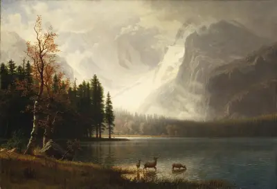 Estes Park, Colorado, Whyte’s Lake av Albert Bierstadt