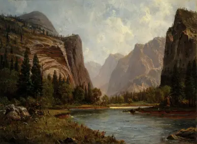 Gates of the Yosemite av Albert Bierstadt