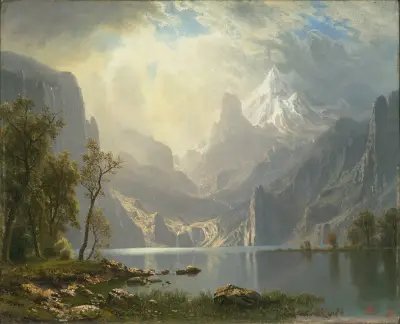 In the Sierras von Albert Bierstadt