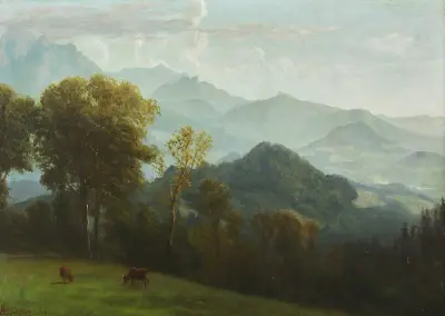 Lucerne, Switzerland av Albert Bierstadt