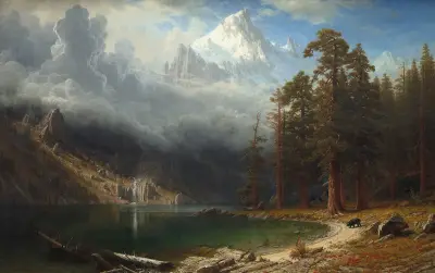Mount Corcoran av Albert Bierstadt
