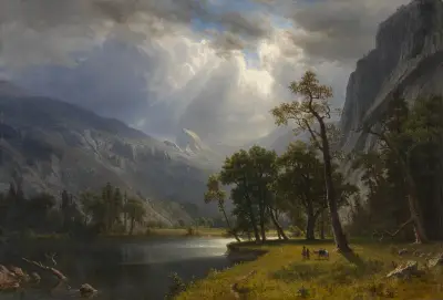 Mount Starr King, Yosemite av Albert Bierstadt