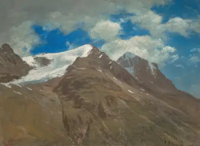 Peaks in the Rockies av Albert Bierstadt