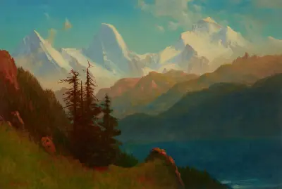 Splendor av Albert Bierstadt