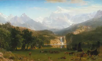 The Rocky Mountains, Lander’s Peak av Albert Bierstadt