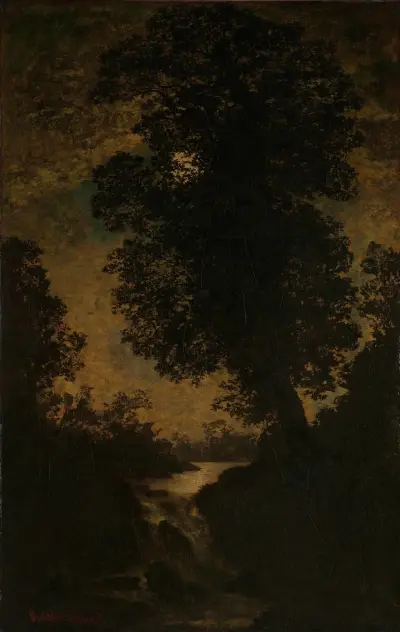 Vodopád v měsíčním světle, Ralph Albert Blakelock