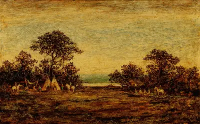 Indiánský tábor, Ralph Albert Blakelock