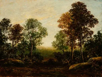 Landscape with Trees av Ralph Albert Blakelock