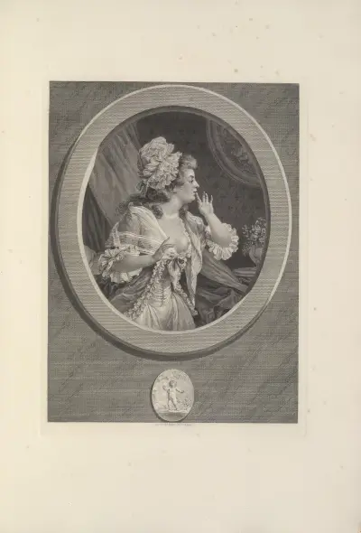 Au Moins Soyez Discret (A. de Saint-Aubin) av Albert Christophle