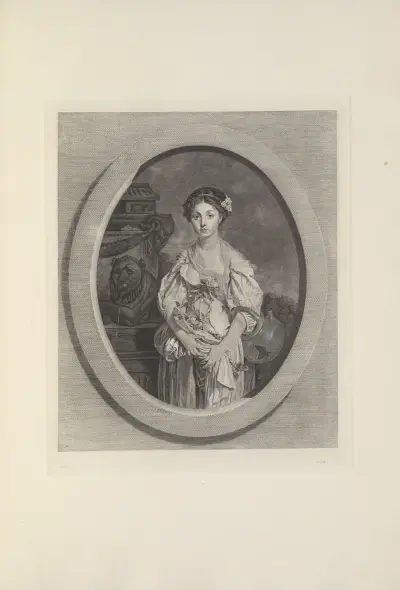 La Cruche Cassée (J. Massard after J. B. Greuze) av Albert Christophle