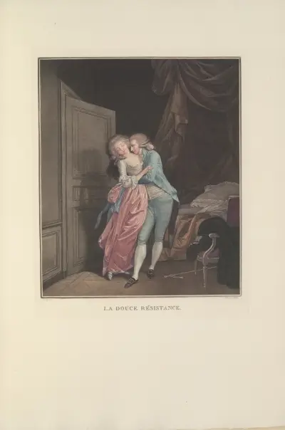 La Douce Résistance (S. Tresca after L. L. Boilly) av Albert Christophle
