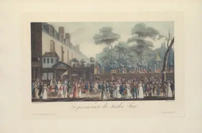 Promenaden i den turkiska trädgården av Albert Christophle