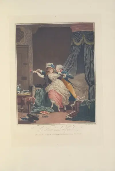 La Rose Mal Défendue (P. J. L. Debucourt) av Albert Christophle