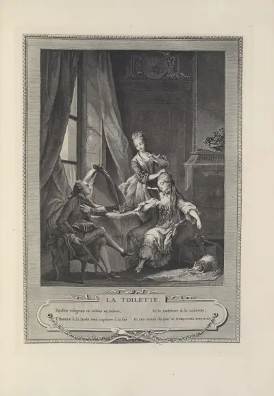 La Toilette (N. J. Voyez l’aîné after S. Freudenberger) – nr 2 av Albert Christophle