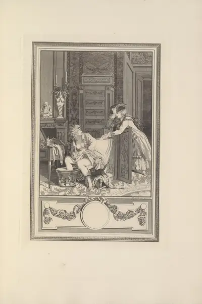 Fotbadet (A. C. Giraud efter A. Borel) av Albert Christophle
