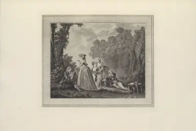 Le Concert Agréable (C. N. Varin) av Albert Christophle