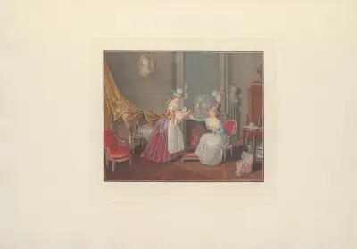 Le Déjeuner de Fanfan (J. B. Mallet after H. N. Van Gorp) av Albert Christophle