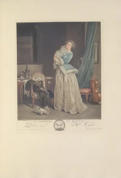Le Triomphe de Minette (G. Vidal after Marguerite Gérard) av Albert Christophle