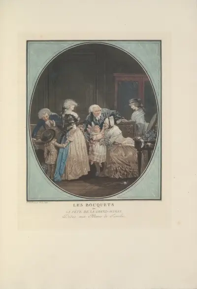 Les Bouquets (P. J. L. Debucourt) av Albert Christophle