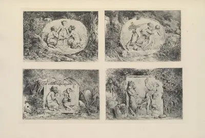 De fyra backanalerna (J. H. Fragonard) av Albert Christophle
